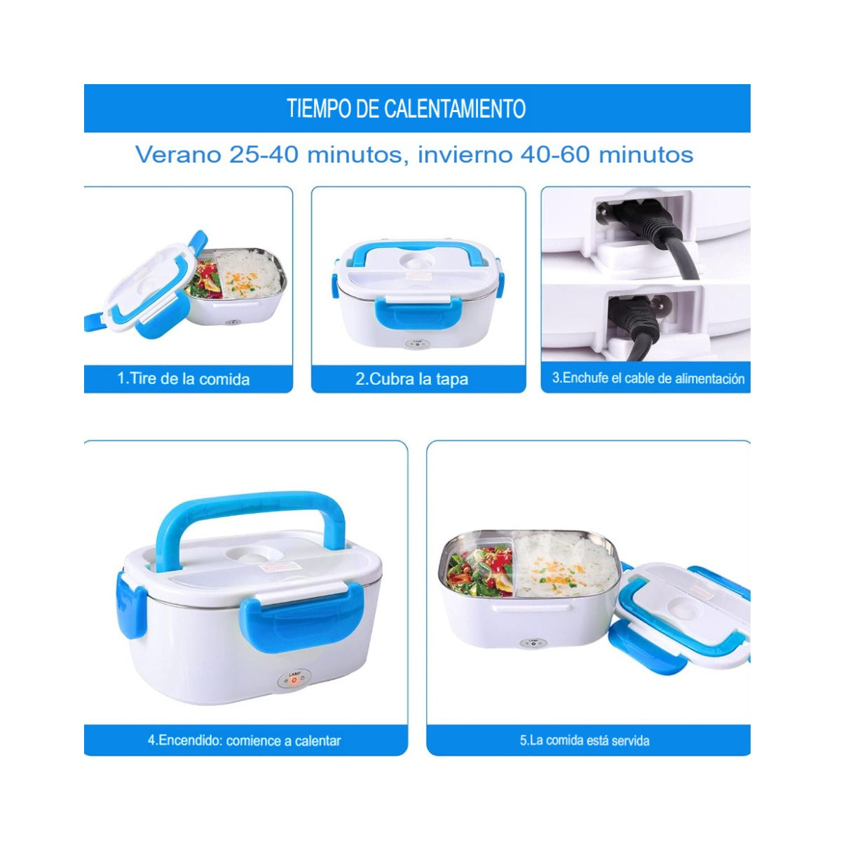 Lonchera Eléctrica - Calentador de alimentos